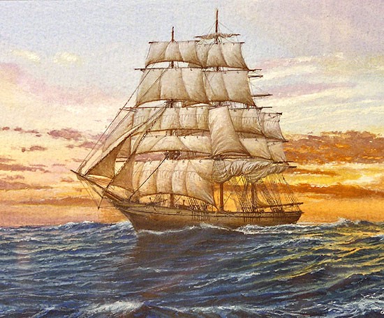 Clipper Ariel tall ship plans sail ship blueprints