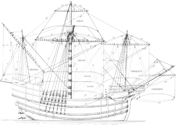 galleon ship blueprints