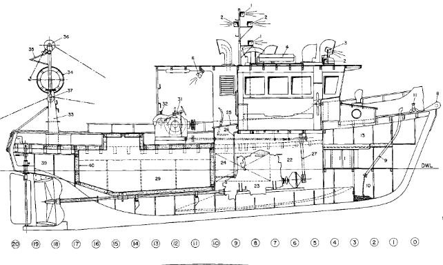 Fishing Boat Plans / Model Ship Plans