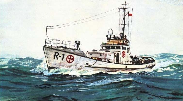 Polish Rescue Boat R-33 model plans