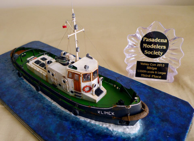 Scale Model Klimek Tugboat made by Amit Bhattacharya