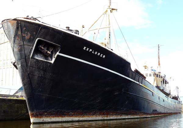 ss explorer steamer fishery research vessel leith