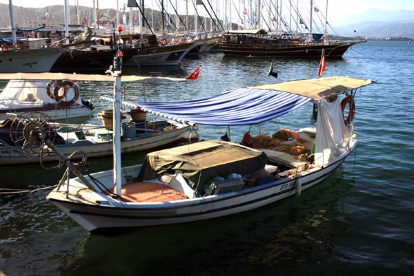 model fishing boat fethiye balıkçısı plans blueprints