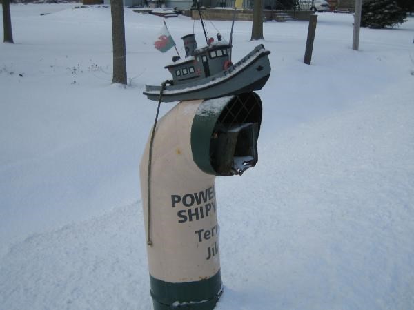 model ship plans tugboat mailbox