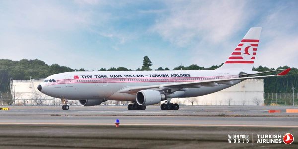 turkish airlines a330 200 vintage livery kushimoto