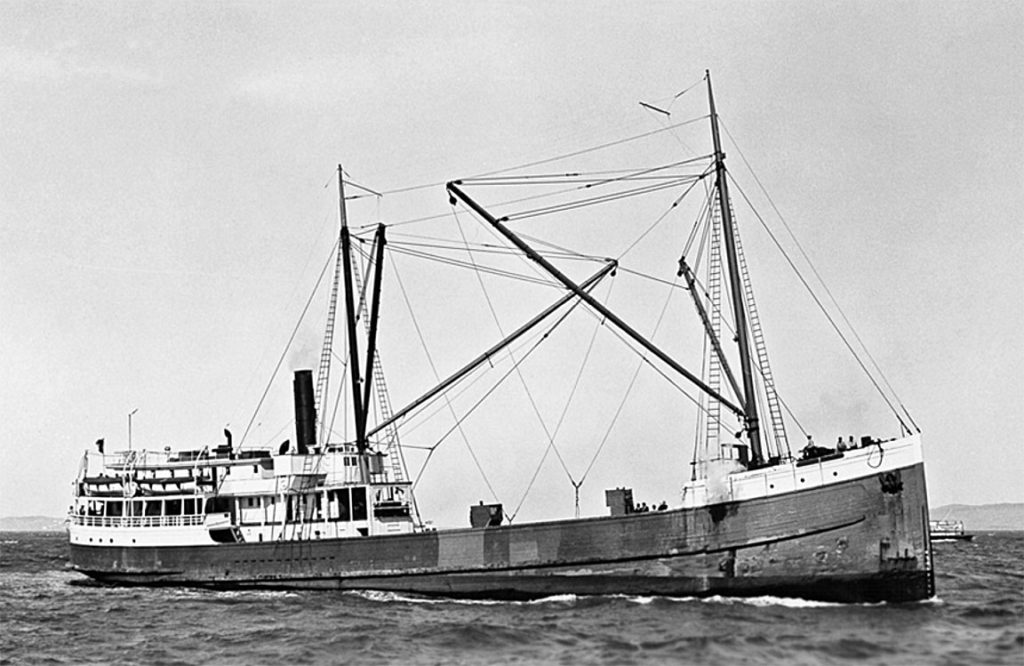 Free scale model ship plans of wooden steam schooner wapama 1915