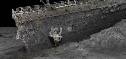 Titanics wreck scanned in 3d