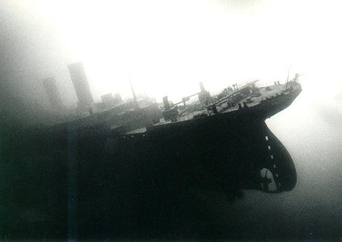 Huge Titanic model from the movie "Raise The Titanic 