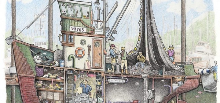 fishing boat drawings tom crestodina