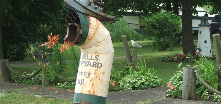 free model ship plans tugboat mailbox